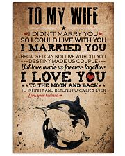 TO MY WIFE 16x24 Poster front