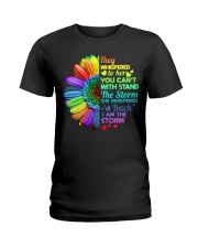 They whispered to her Ladies T-Shirt thumbnail
