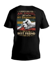 I ASKED GOD - MY DAUGHTER - BEST FRIEND V-Neck T-Shirt thumbnail
