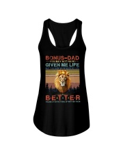T-SHIRT - TO MY BONUS DAD - LION Ladies Flowy Tank tile