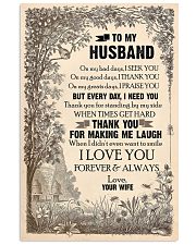 TO MY HUSBAND - LOVE HOUSE - I LOVE YOU 16x24 Poster front