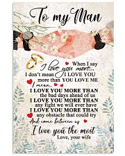 TO MY MAN 16x24 Poster front