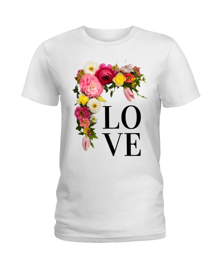 Love Flowers Ladies T-Shirt