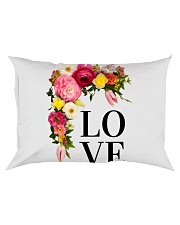Love Flowers Rectangular Pillowcase thumbnail