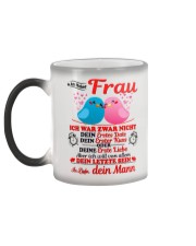AN MEINE FRAU - DEIN MANN Color Changing Mug color-changing-left