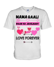 Somali unisex t-shirt mama V-Neck T-Shirt tile