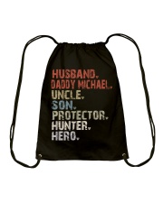 Husband - Daddy Michae-Uncle-Son-Protector Drawstring Bag tile