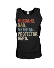 husband-dad-veteran-protector-hero Unisex Tank tile