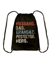 Husband - Dad - Grandaz - Protector - Hero Drawstring Bag tile