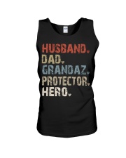 Husband - Dad - Grandaz - Protector - Hero Unisex Tank tile