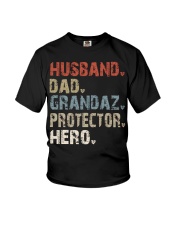 Husband - Dad - Grandaz - Protector - Hero Youth T-Shirt tile