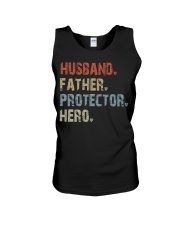 Husband - Father - Protector - Hero Unisex Tank tile