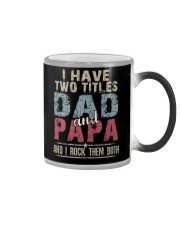 Dad and Papa - Perfect gift Color Changing Mug tile