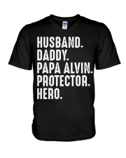 Papa Alvin - Protector - Hero V-Neck T-Shirt tile