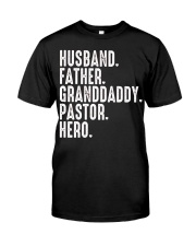 Husband-Father-Granddaddy-Pastor-Hero Premium Fit Mens Tee tile