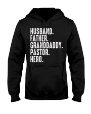 Husband-Father-Granddaddy-Pastor-Hero Hooded Sweatshirt tile
