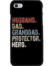 husband-dad-granddad-protector-hero Phone Case tile