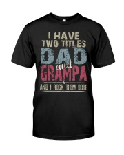 Dad and Grampa - Perfect gift Premium Fit Mens Tee tile