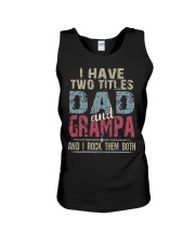 Dad and Grampa - Perfect gift Unisex Tank tile