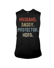 Husband - Daddy - Protector - Hero Center Sleeveless Tee tile