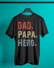 Dad Papa Hero - V2 Classic T-Shirt lifestyle-mens-crewneck-front-3