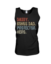 Daddy - Bonus Dad - Protector - Hero Unisex Tank tile