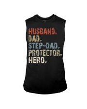 husband-dad-step-dad-protector-hero Sleeveless Tee tile