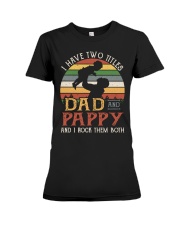 Dad And Pappy Premium Fit Ladies Tee tile