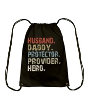 husband-daddy-protector-provider-hero Drawstring Bag tile
