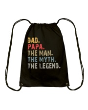 Dad - Papa Drawstring Bag tile