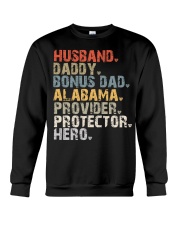 Husband-Daddy-Bonus Dad-Alabama-Provider Crewneck Sweatshirt tile