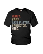 Hubby-Paps-Bass Player-Protector-Hero Youth T-Shirt tile