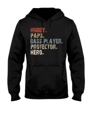 Hubby-Paps-Bass Player-Protector-Hero Hooded Sweatshirt tile