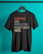 Husband-Dad-Protector-Sugar Bear-Hero Classic T-Shirt lifestyle-mens-crewneck-front-3
