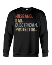 Husband-Dad-Electrician-Protector Crewneck Sweatshirt tile