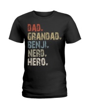 dad-grandad-benji-nerd-hero Ladies T-Shirt tile