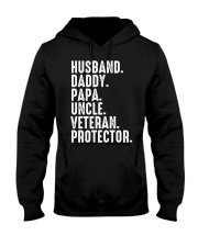 Husband-Daddy-Papa-Uncle-Veteran-Protector Hooded Sweatshirt tile