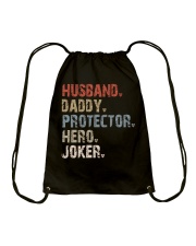 Husband-Daddy-Protector-Hero-Joker Drawstring Bag tile