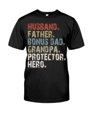 Husband - Father - Bonus Dad - Grandpa Premium Fit Mens Tee tile