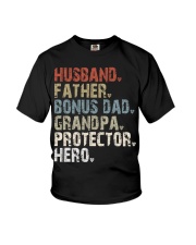Husband - Father - Bonus Dad - Grandpa Youth T-Shirt tile