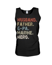 Husband-Father-G-Pa-Marine-Hero Unisex Tank tile