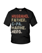 Husband-Father-G-Pa-Marine-Hero Youth T-Shirt tile