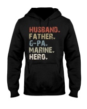 Husband-Father-G-Pa-Marine-Hero Hooded Sweatshirt tile