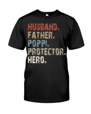 Husband - Father - Poppi - Protector - Hero Premium Fit Mens Tee tile