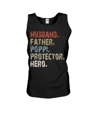 Husband - Father - Poppi - Protector - Hero Unisex Tank tile
