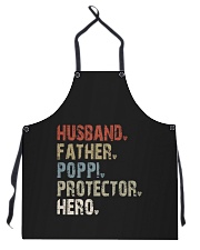 Husband - Father - Poppi - Protector - Hero Apron tile