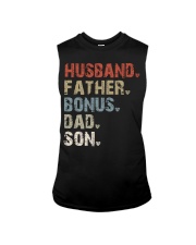 Husband - Father - Bonus - Dad - Son Sleeveless Tee tile