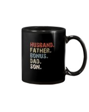 Husband - Father - Bonus - Dad - Son Mug tile