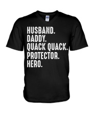 Quack quack - Protector - Hero V-Neck T-Shirt tile