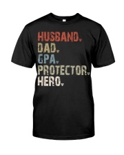 husband-dad-gpa-protector-hero Premium Fit Mens Tee tile
